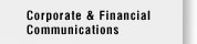 Corporate & Financial Communications